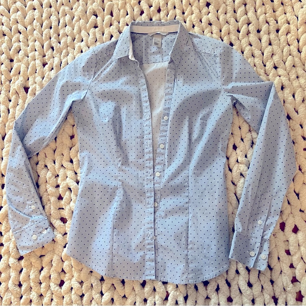 H&M Blue Button Down Shirt